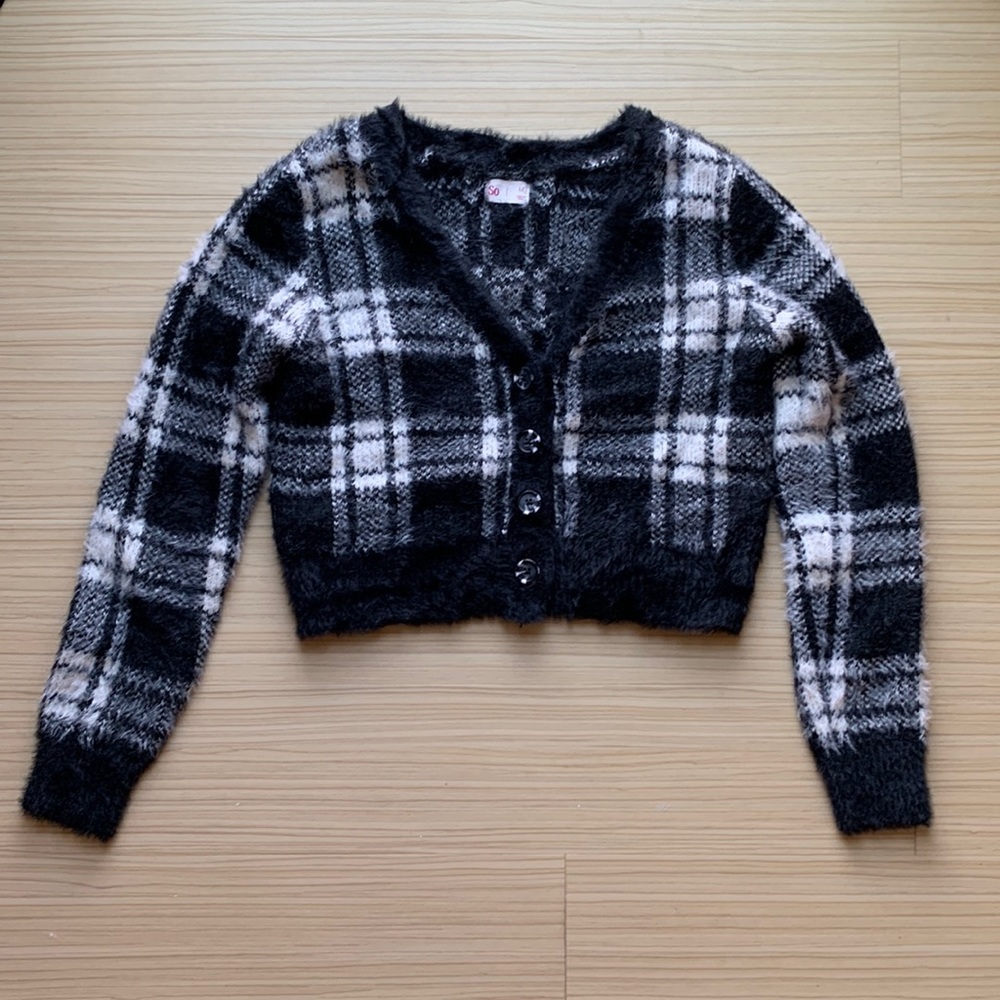 SO Cropped Cardigan Sweater